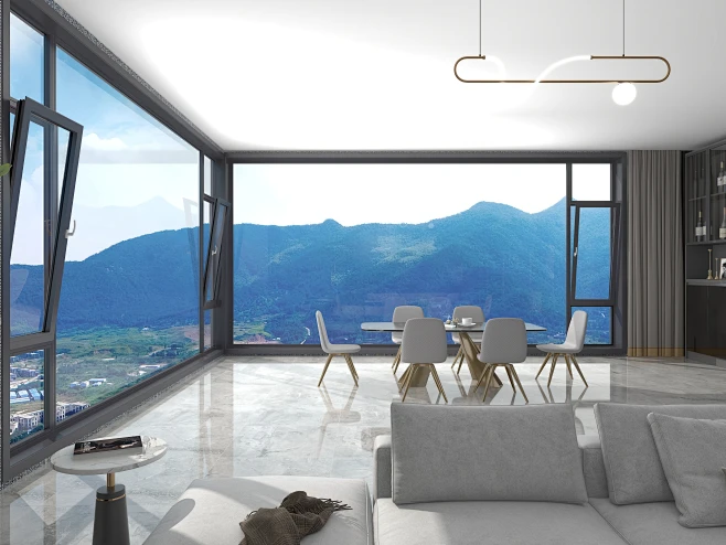 Panoramic glass curtain walls offer four significant advantages2 Panoramic glass curtain walls offer four significant advantages2